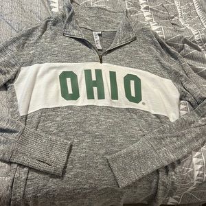 Ohio quarter zip pullover